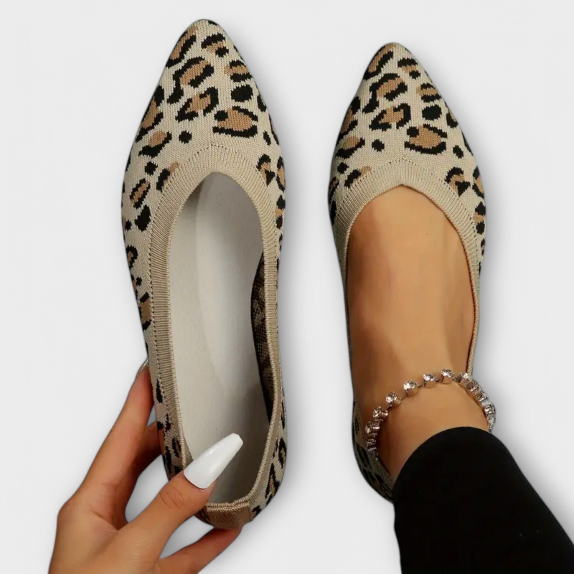 Bailarinas en Punta con Estampado de Leopardo | Zuzia