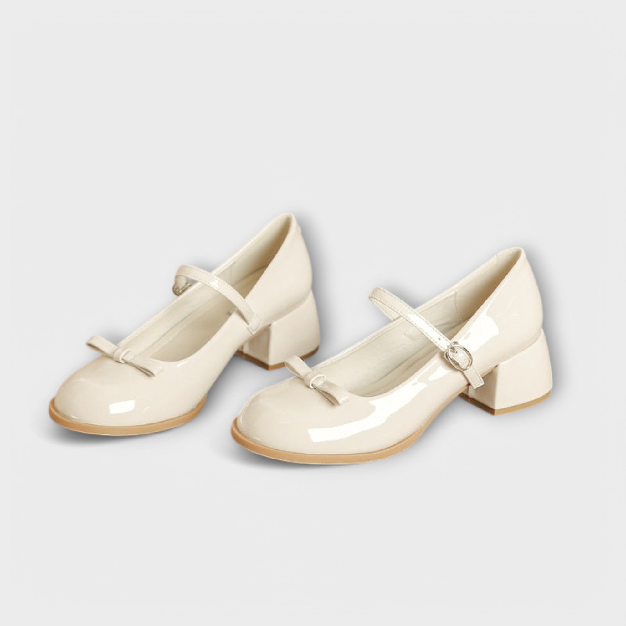 Zapatos Mary Jane con Tacón de Piel | Jane