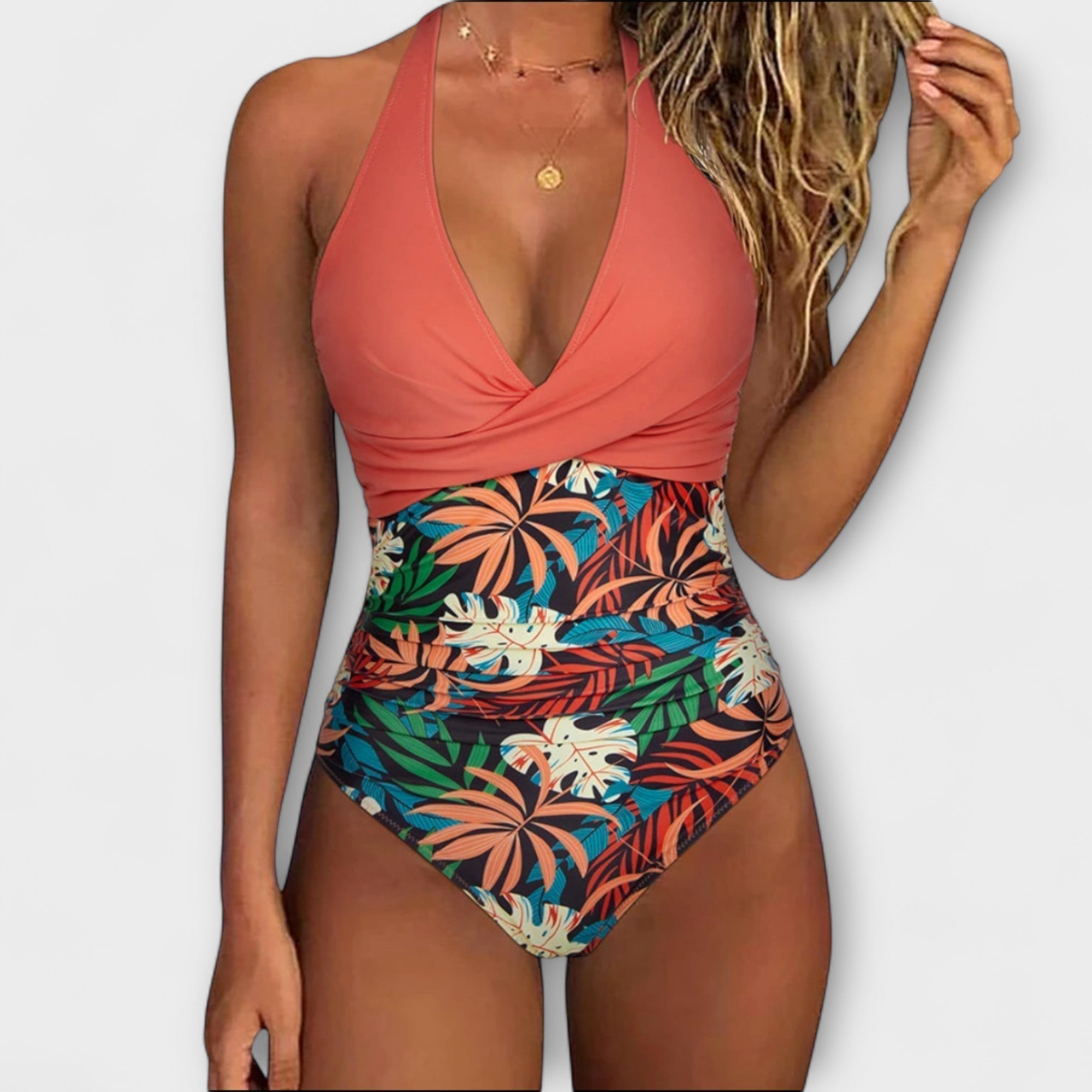 Bañador Elegante con Escote V | Lora