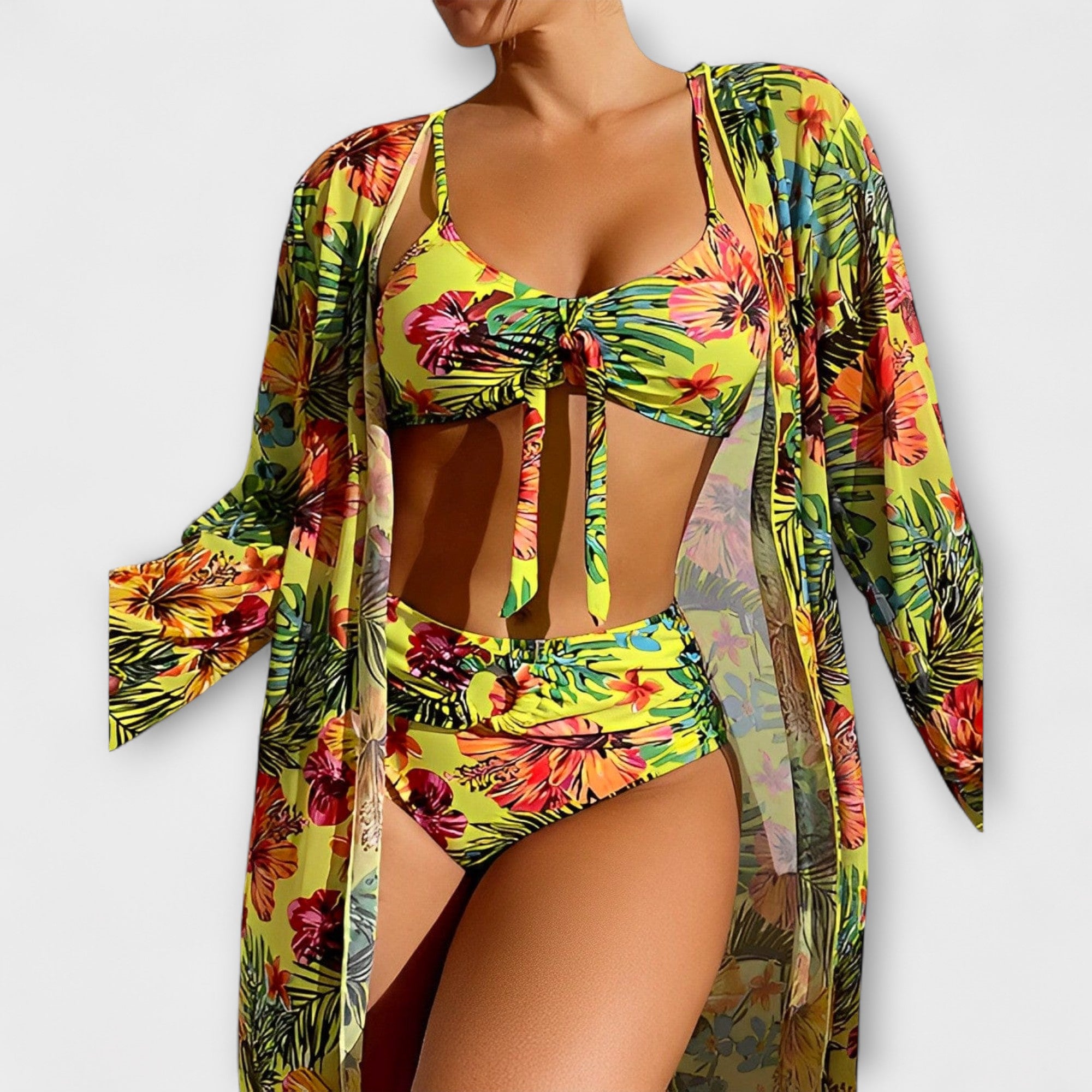 Bikini Bandeau con Braguita Alta | Velu
