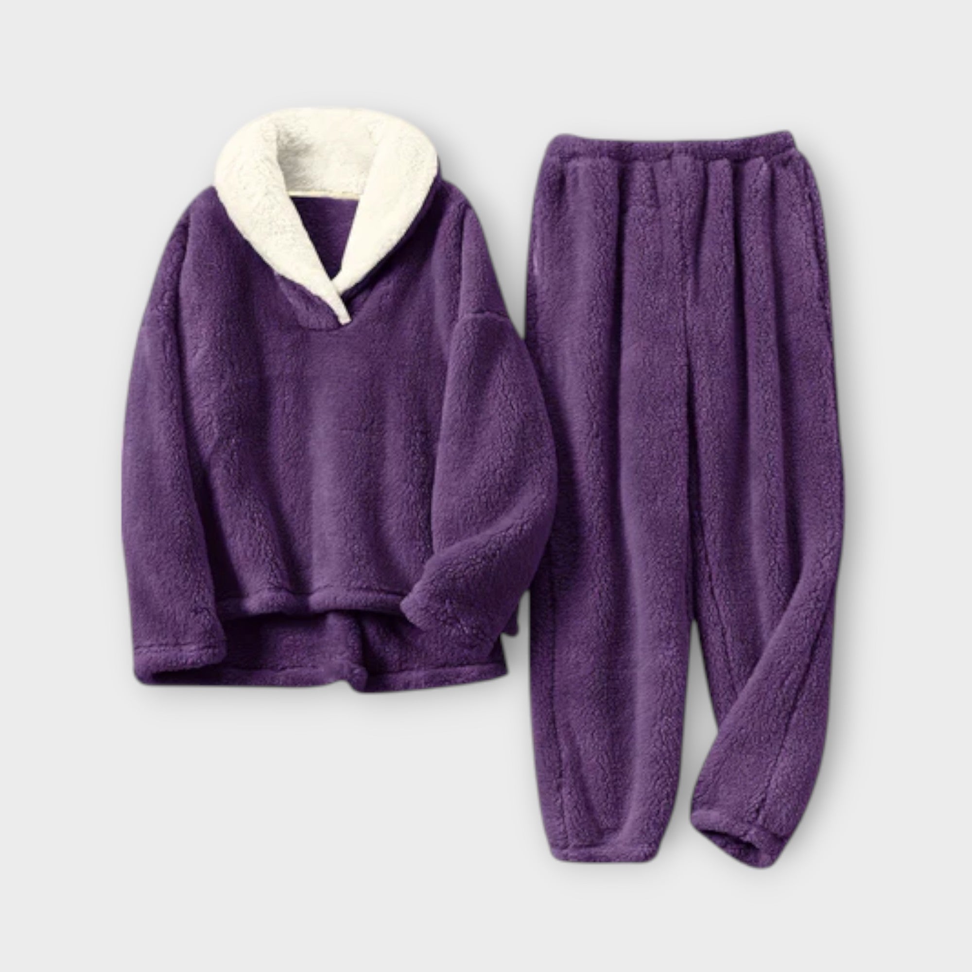 Pijama de Franela de Cuadros para Mujer |  Nysa