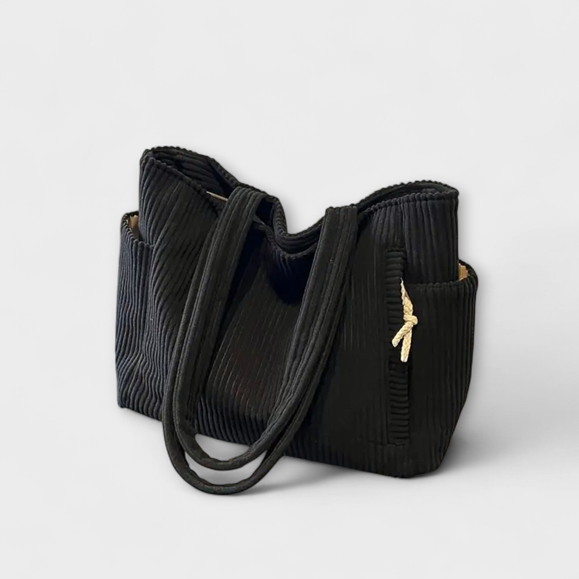 Bolso Tote de Pana con Asa de Cuerda Tilda | Eduarda