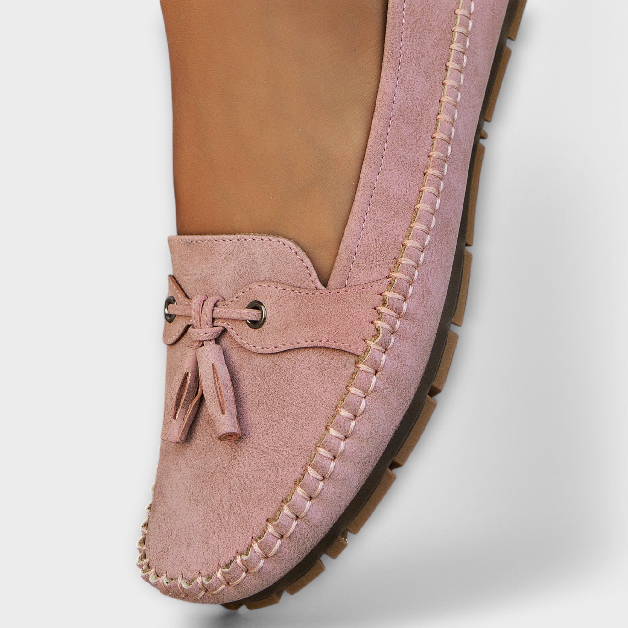 Mocasines de Piel con Plataforma para Mujer | Ori