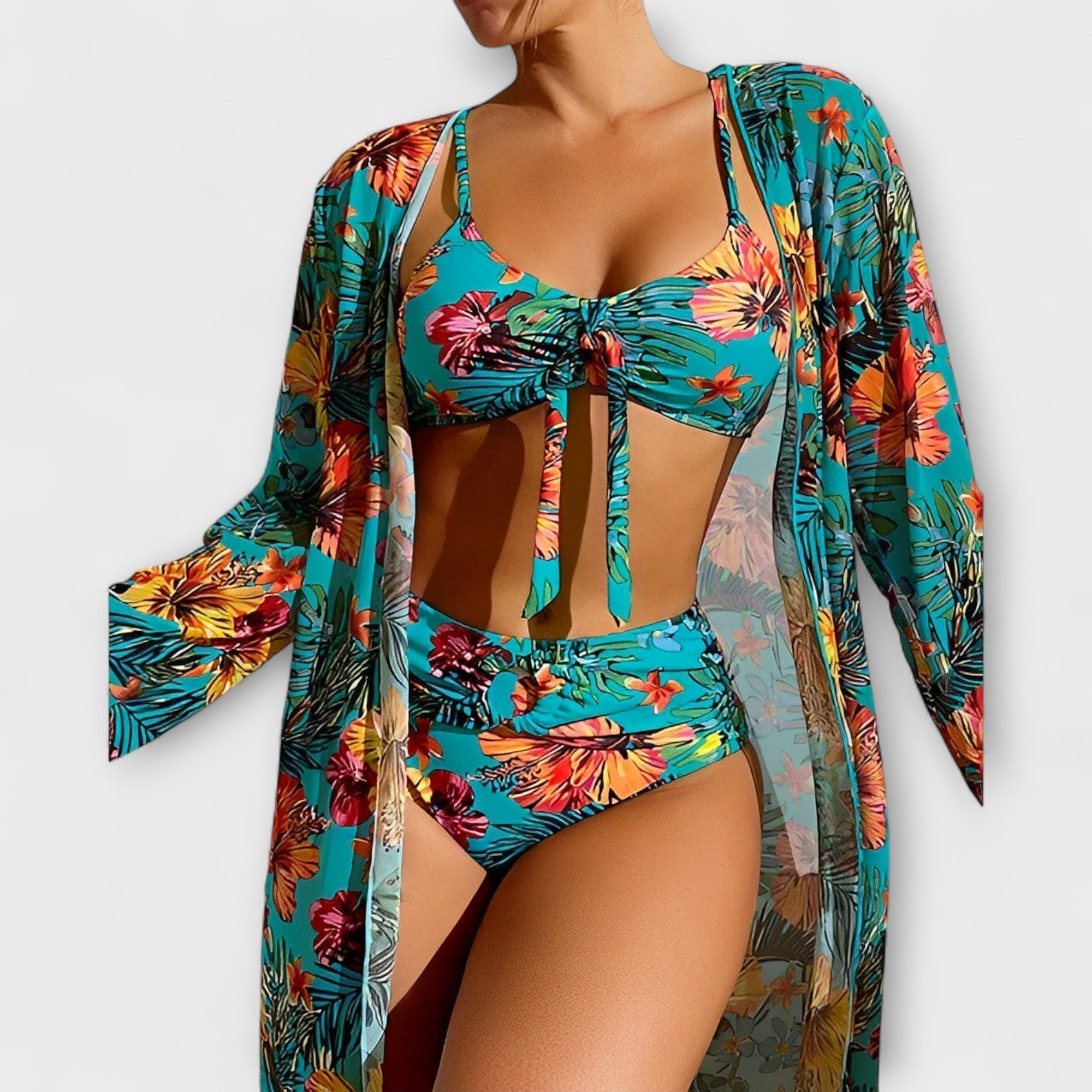 Bikini Bandeau con Braguita Alta | Velu