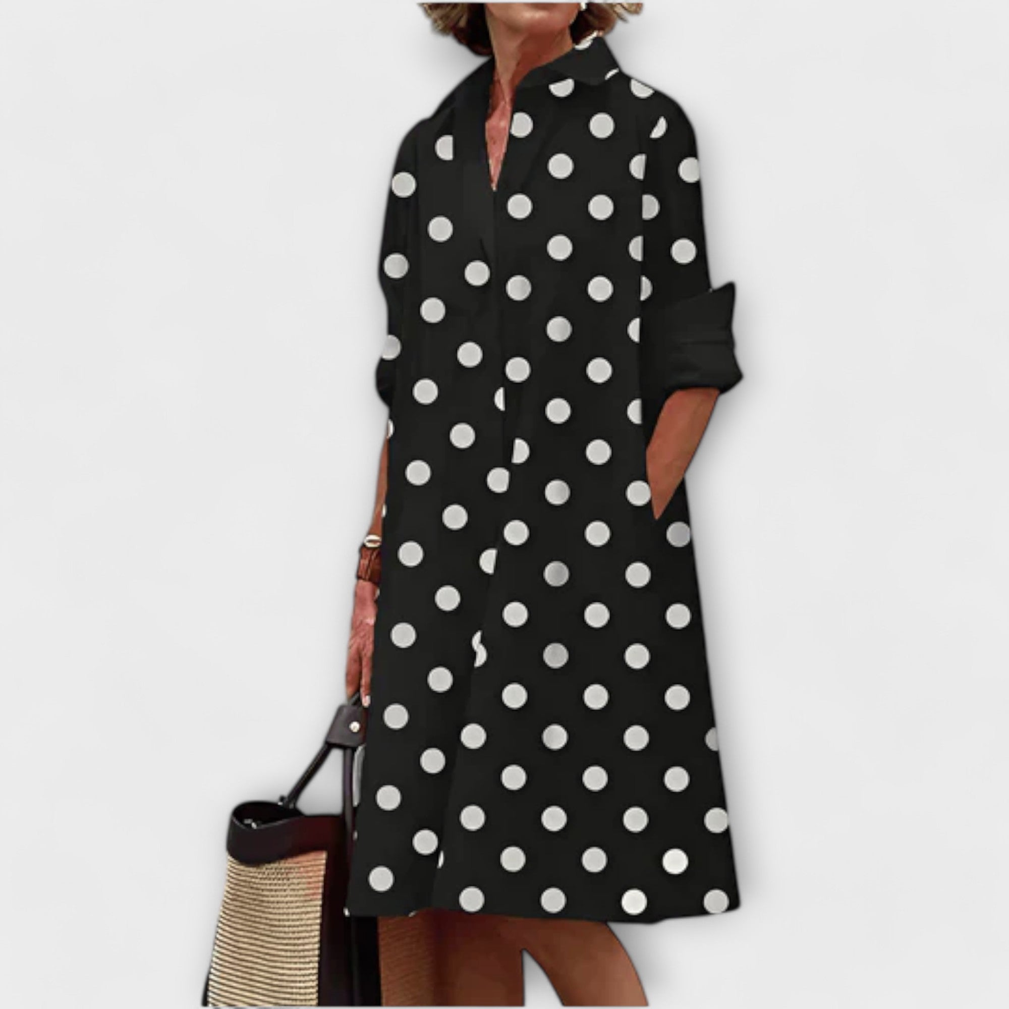 Vestido Camisero Midi para Mujer | Zexo