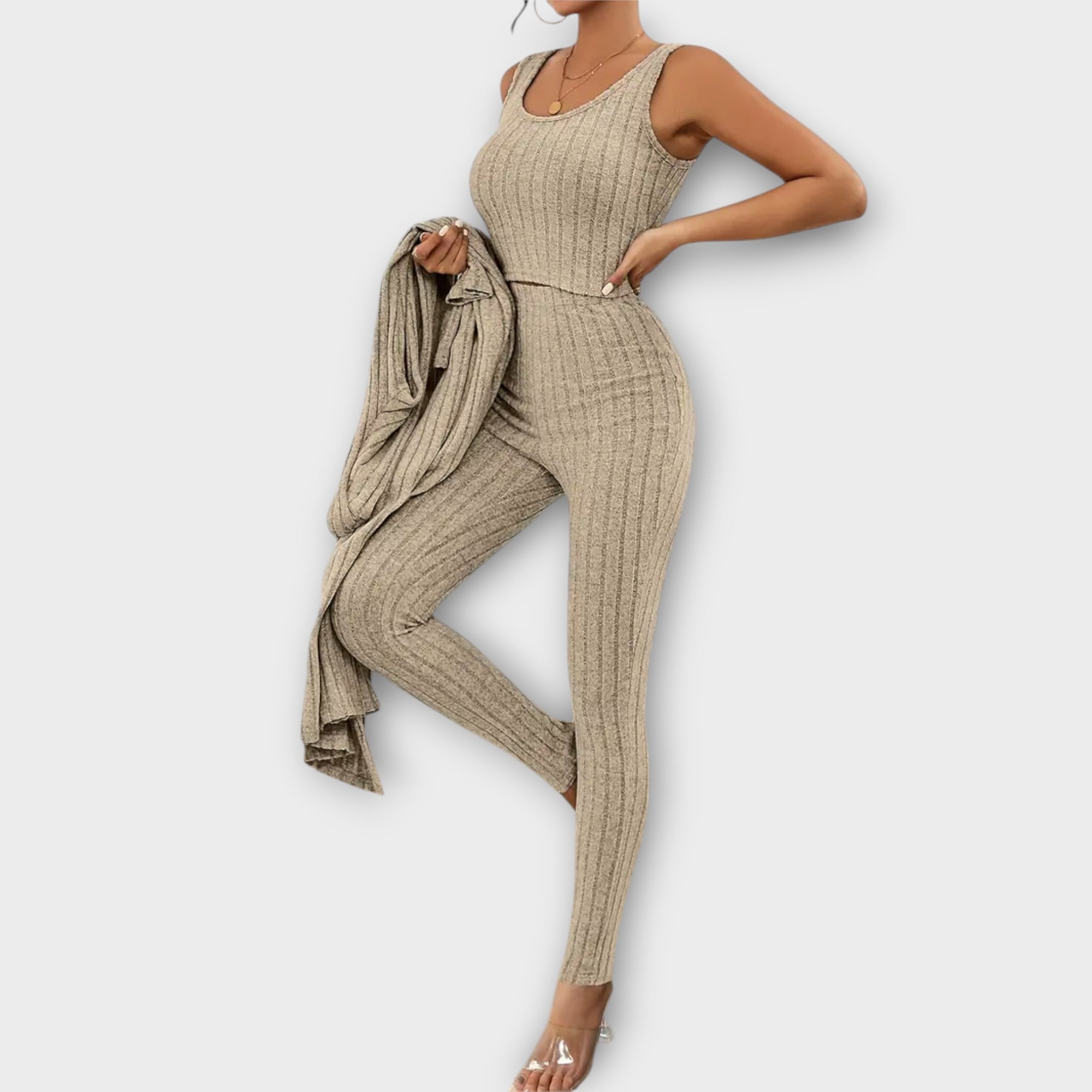 Conjunto de 3 Piezas para Mujer (Blazer, Top y Pantalón) | Tracy