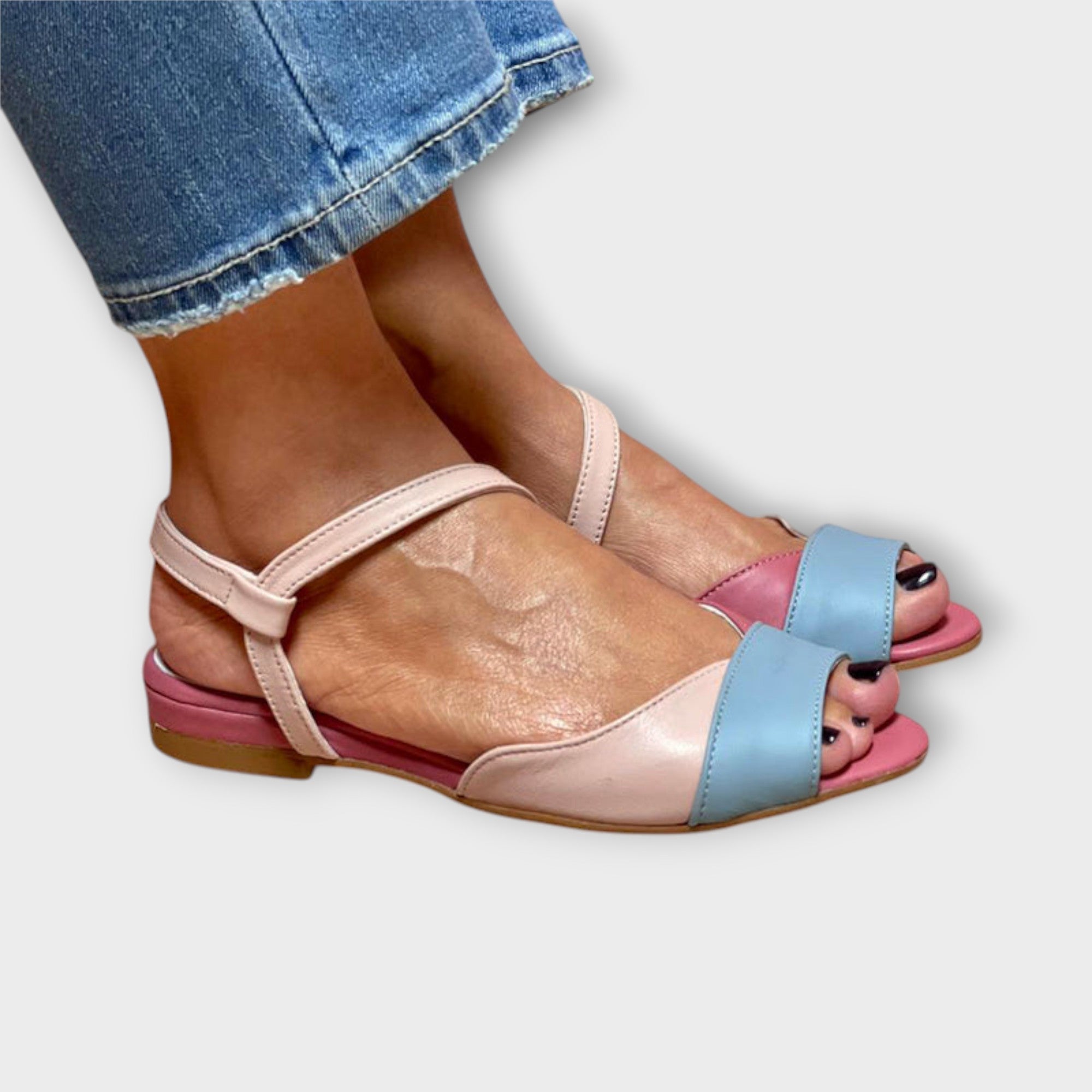 Zapatos de Tacón Ancho Multicolores Roselina | Sady