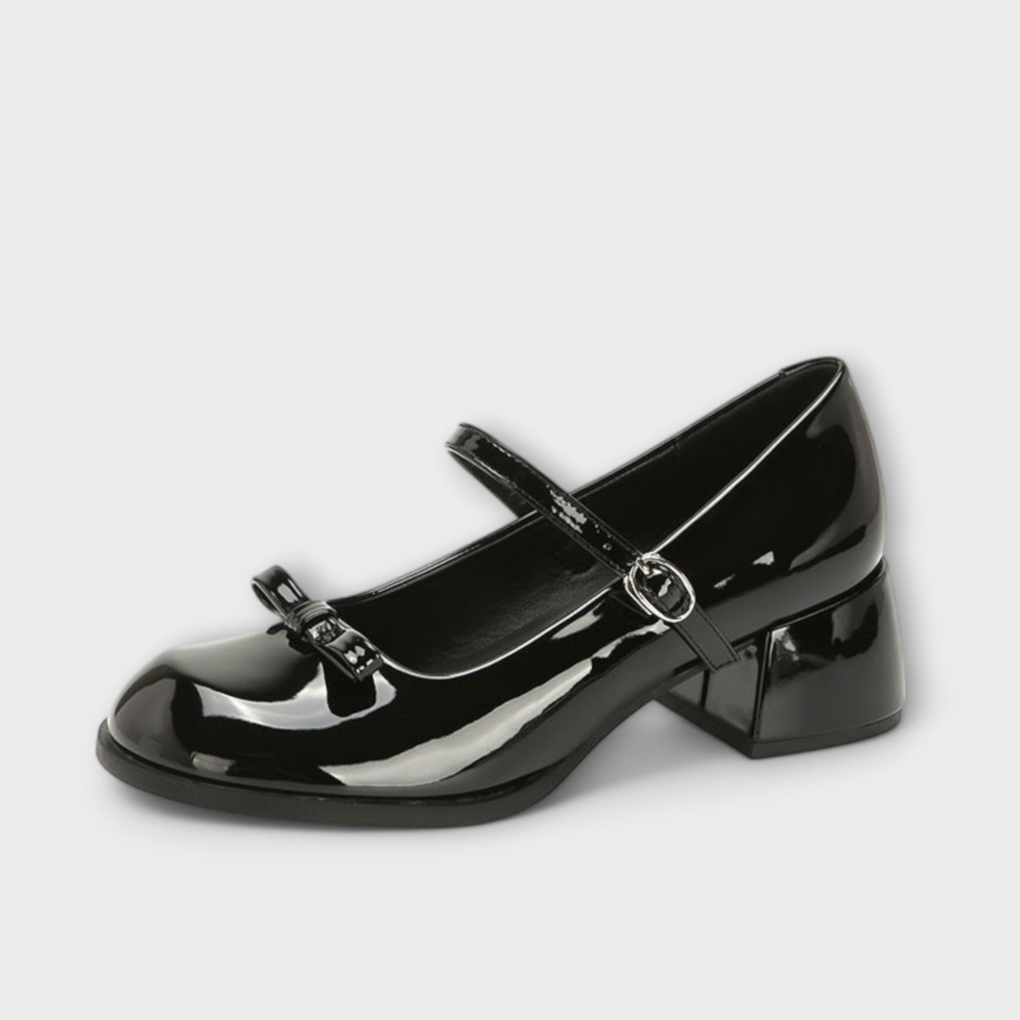 Zapatos Mary Jane con Tacón de Piel | Jane