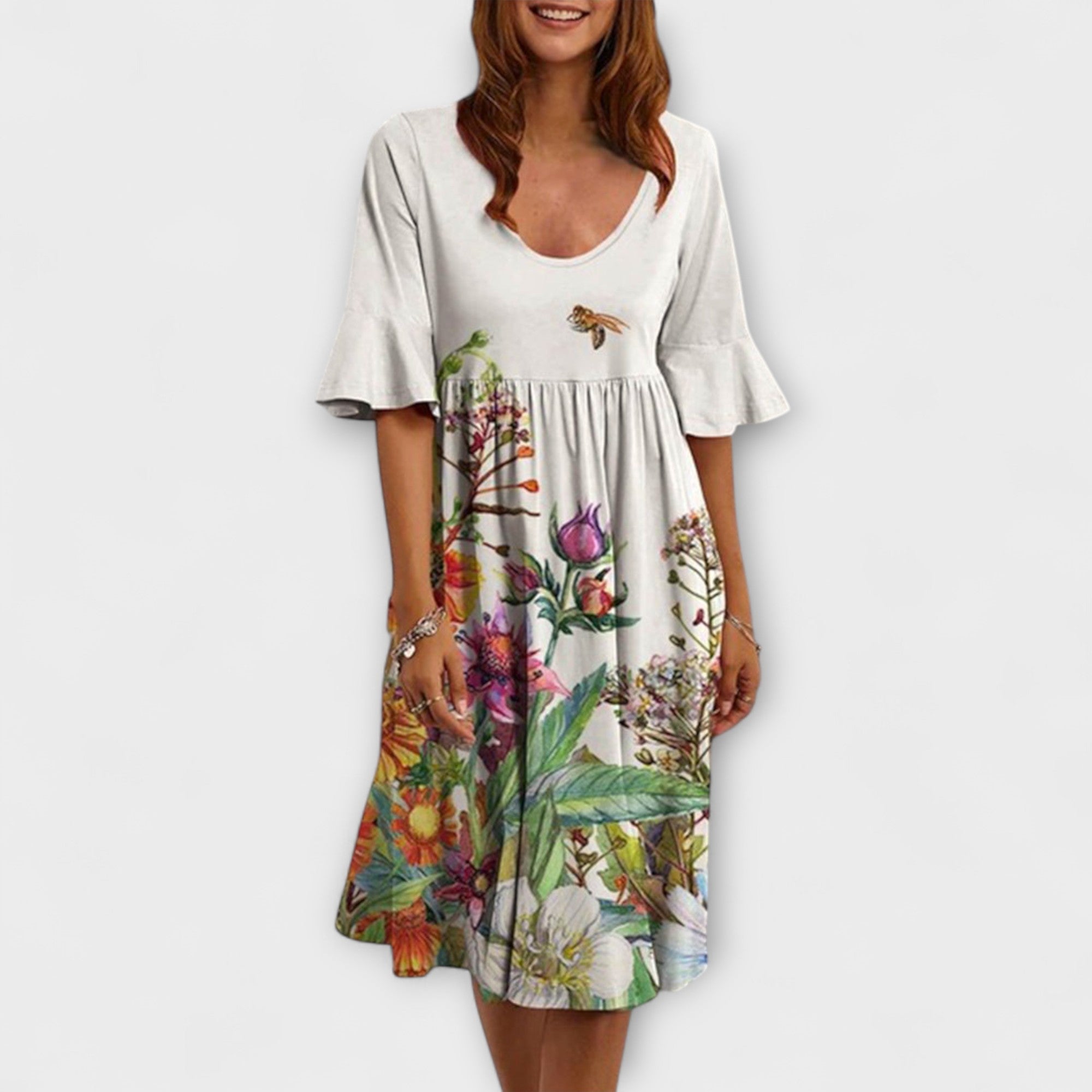 Vestido de Verano de Algodón Estilo Casual Chic Ulla | Martina