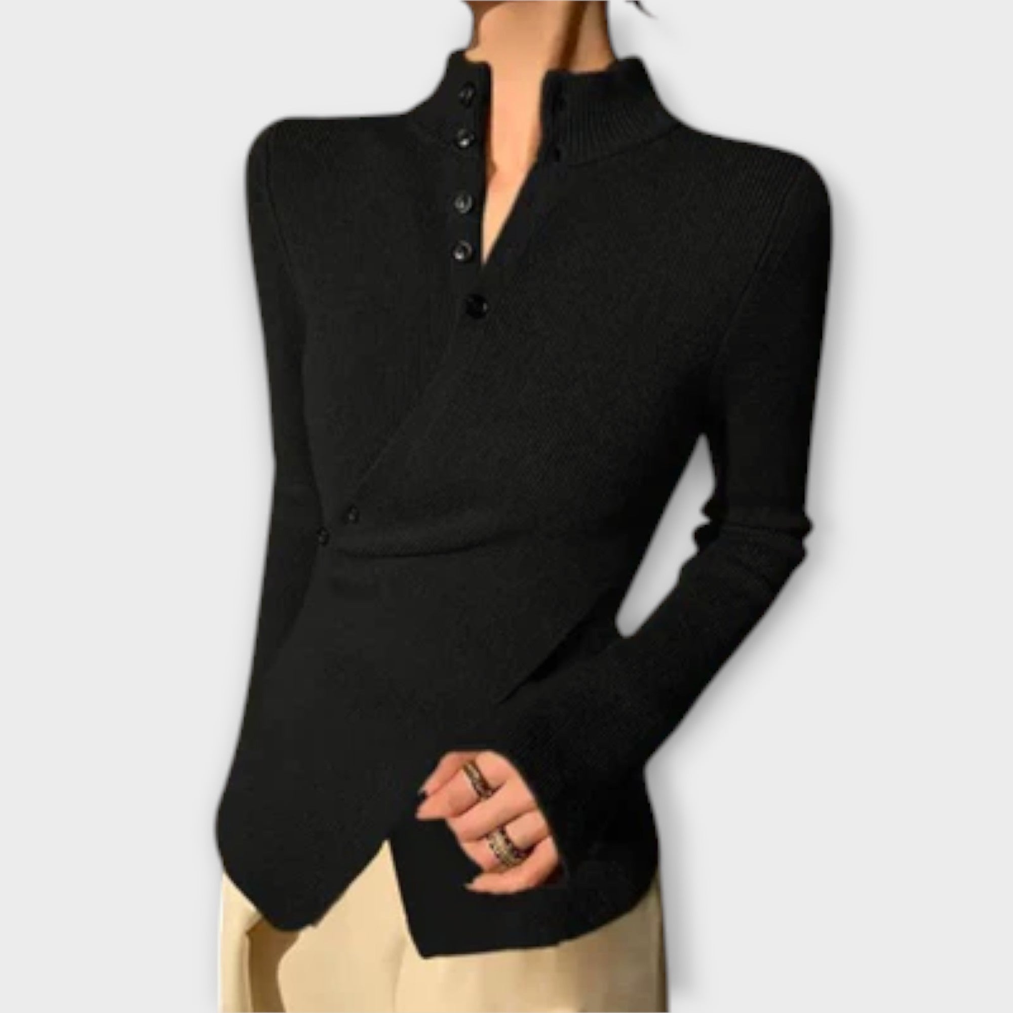 Jersey de Punto Fino en Algodón para Mujer | Noa