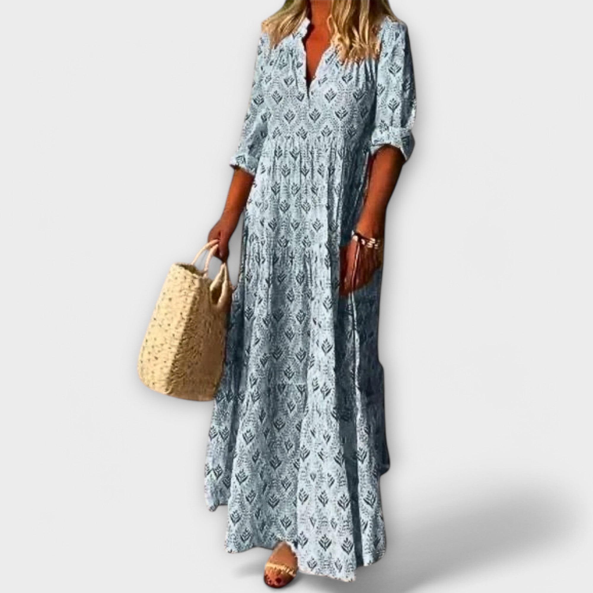Vestido Largo de Primavera Estampado Sera | Bethany