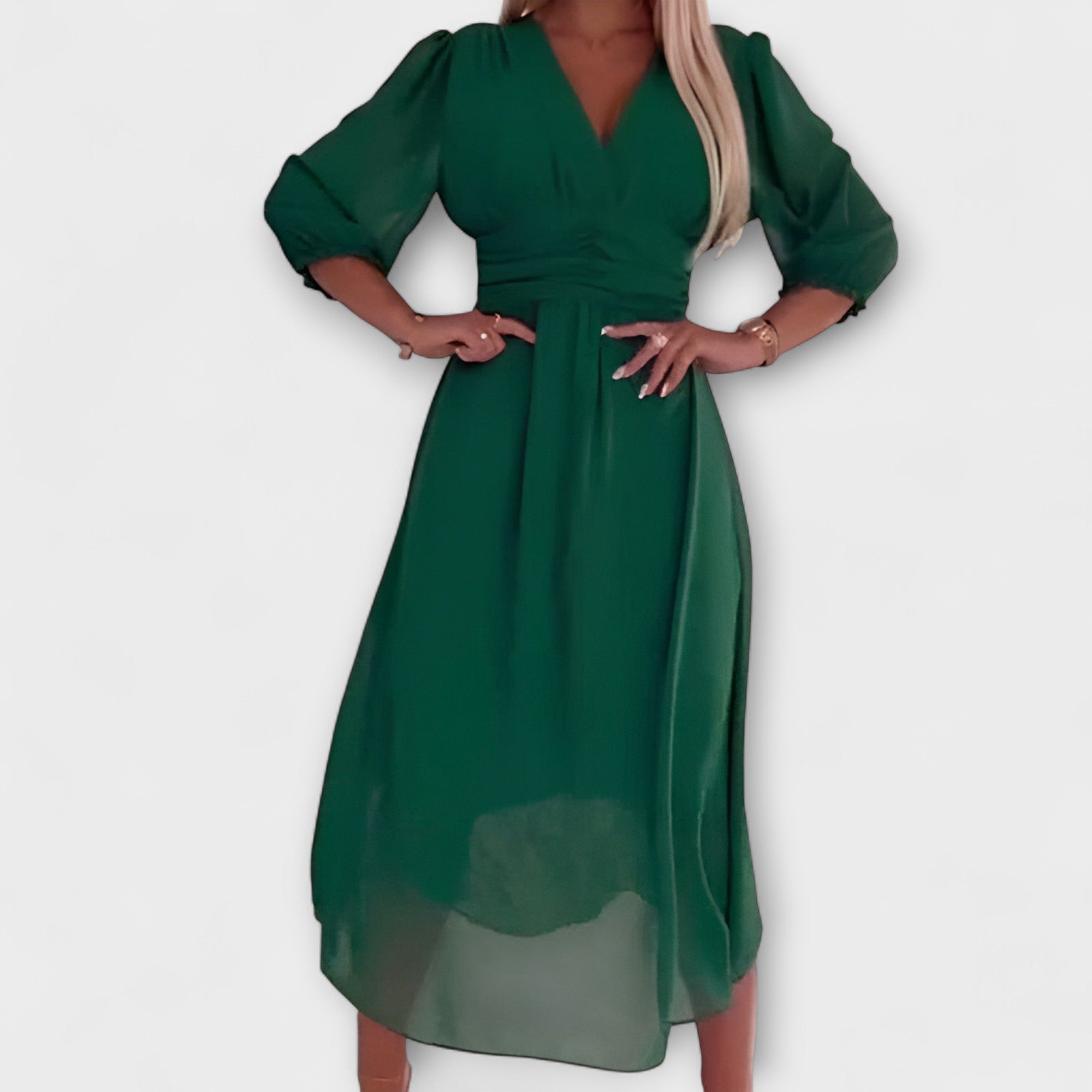 Vestido Cruzado Estampado (Wrap Dress) | Nira
