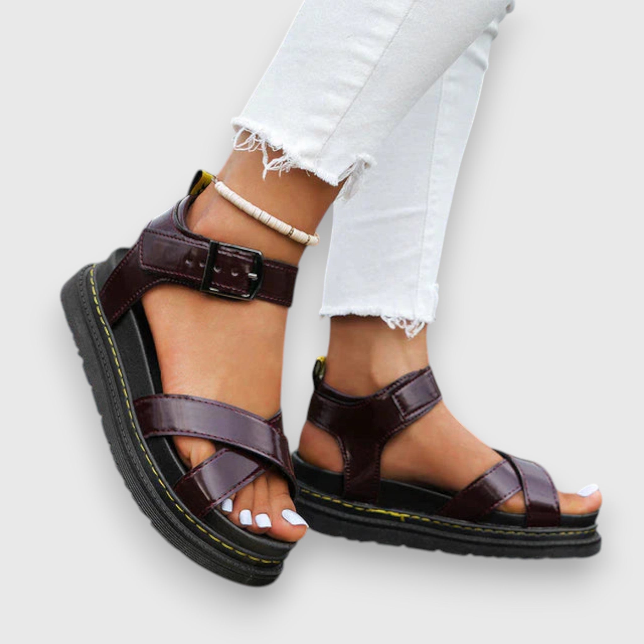 Sandalias Deportivas con Velcro para Mujer | Shayna