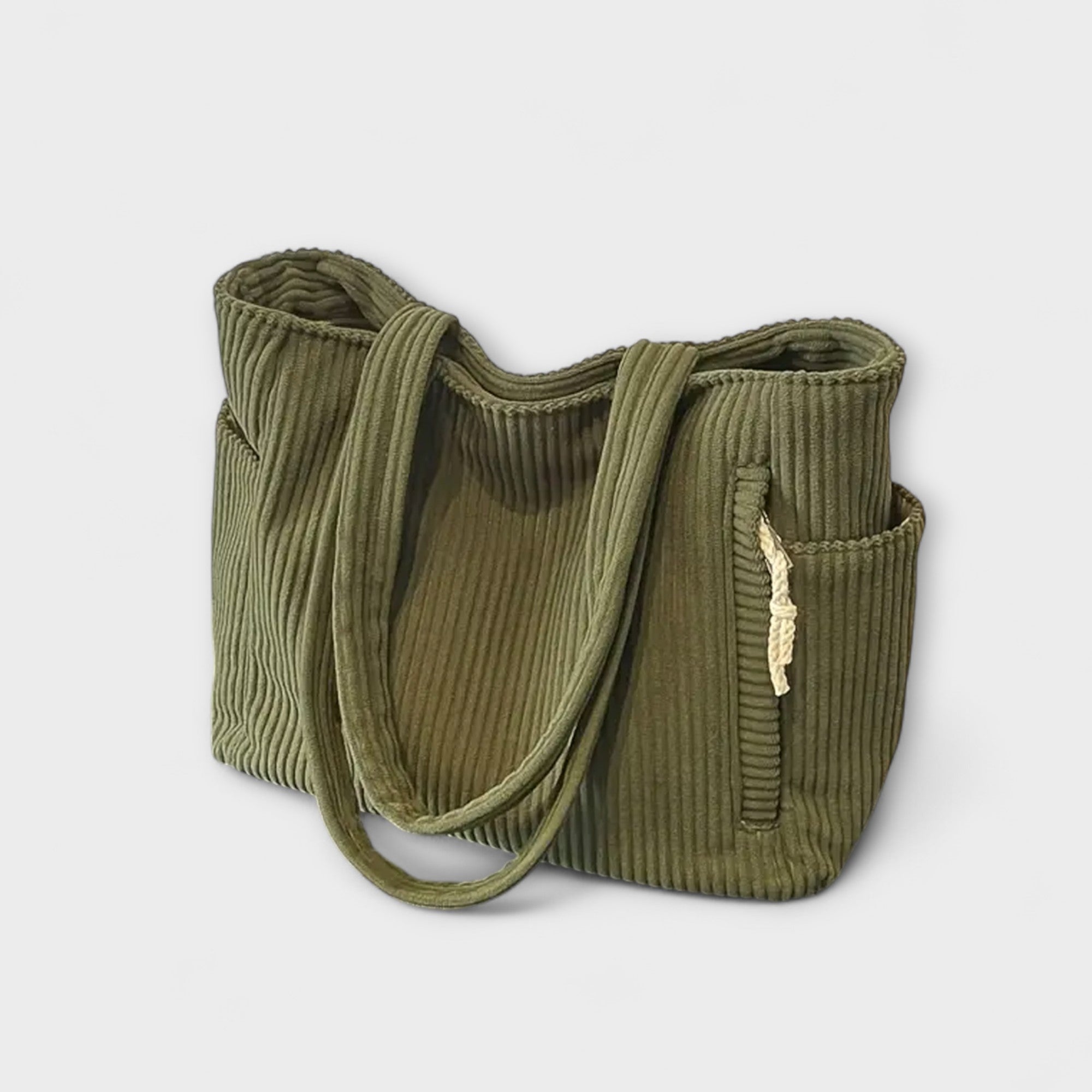 Bolso Tote de Pana con Asa de Cuerda Tilda | Eduarda