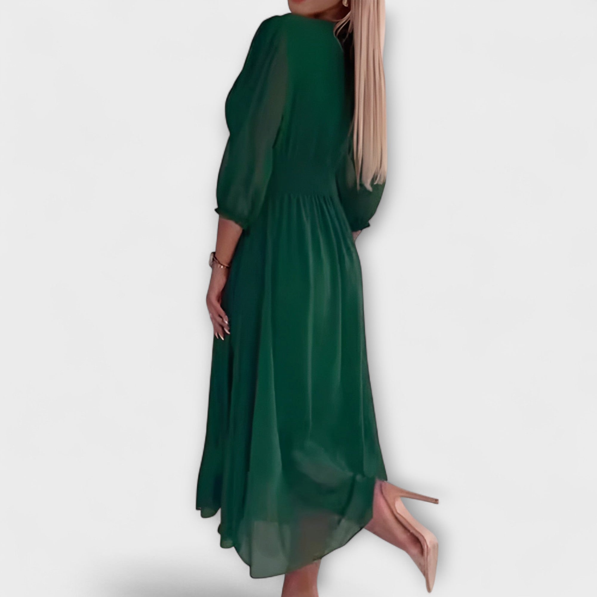Vestido Cruzado Estampado (Wrap Dress) | Nira