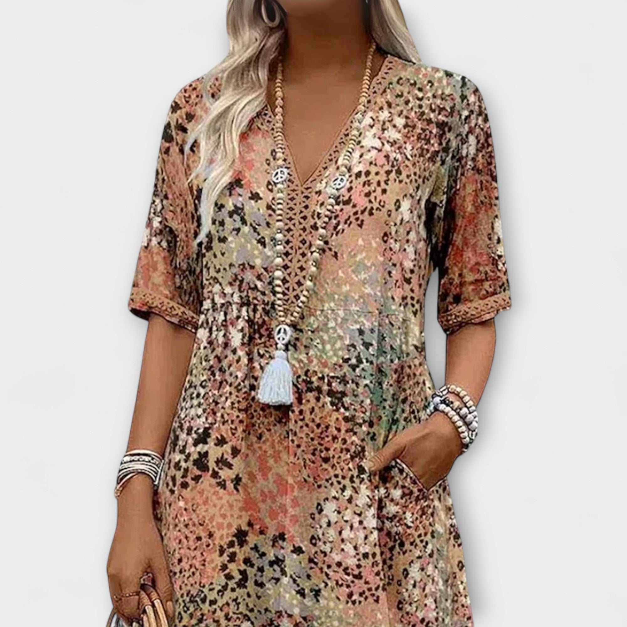 Vestido Corto de Flores Maja | Martta