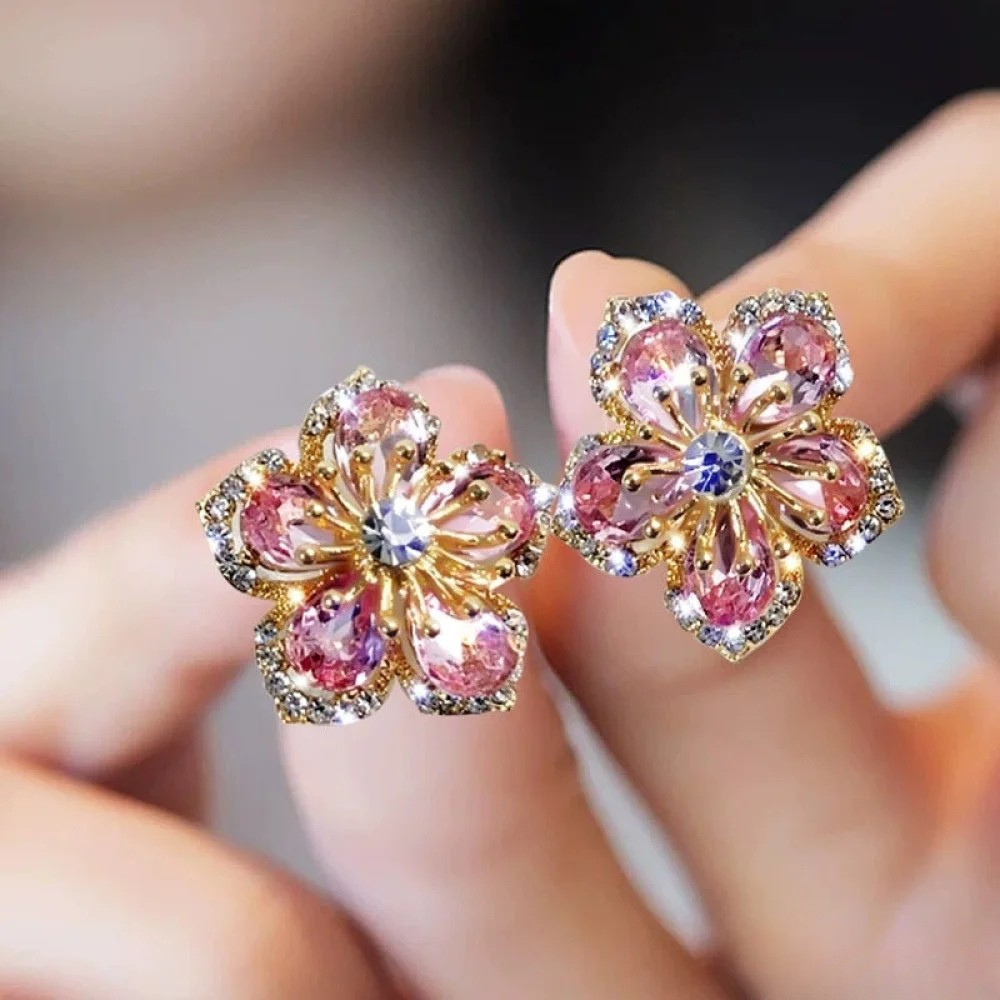 Pendientes de Plata de Ley con Circonitas de Colores | Ariel