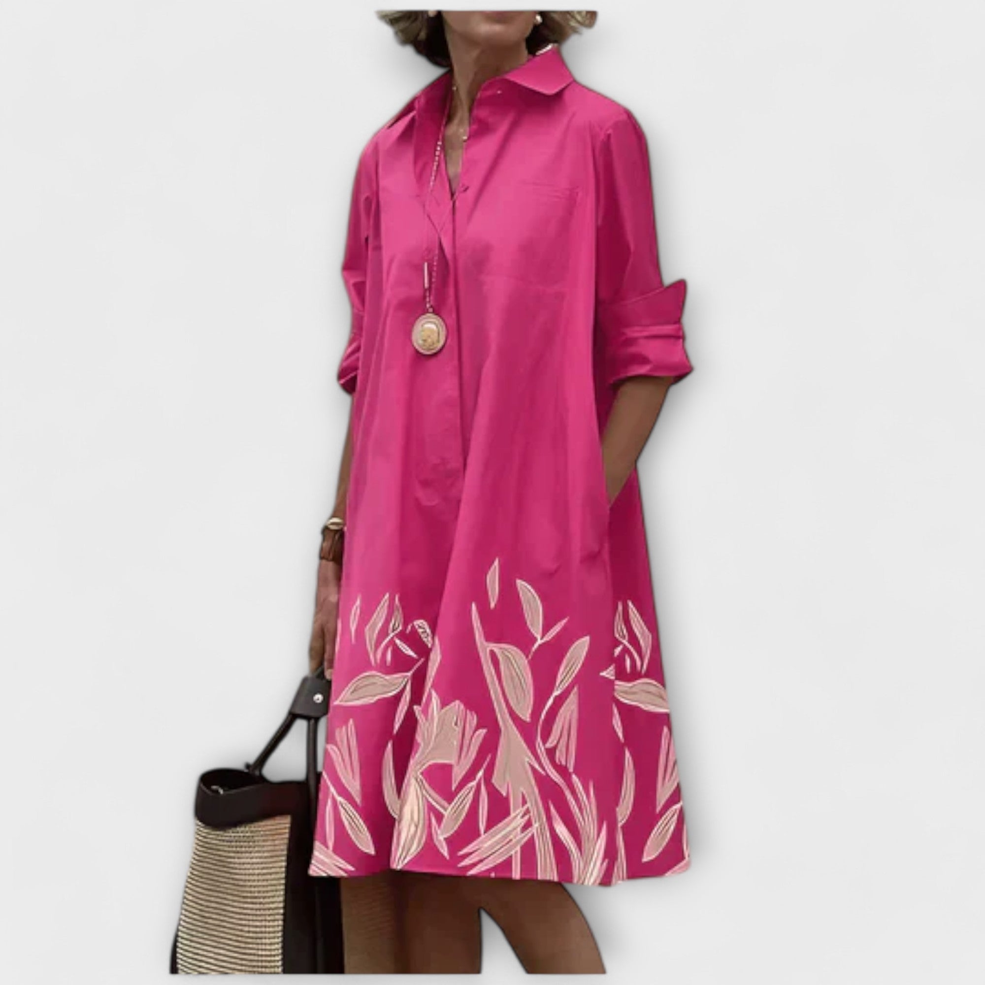 Vestido Camisero Midi para Mujer | Zexo