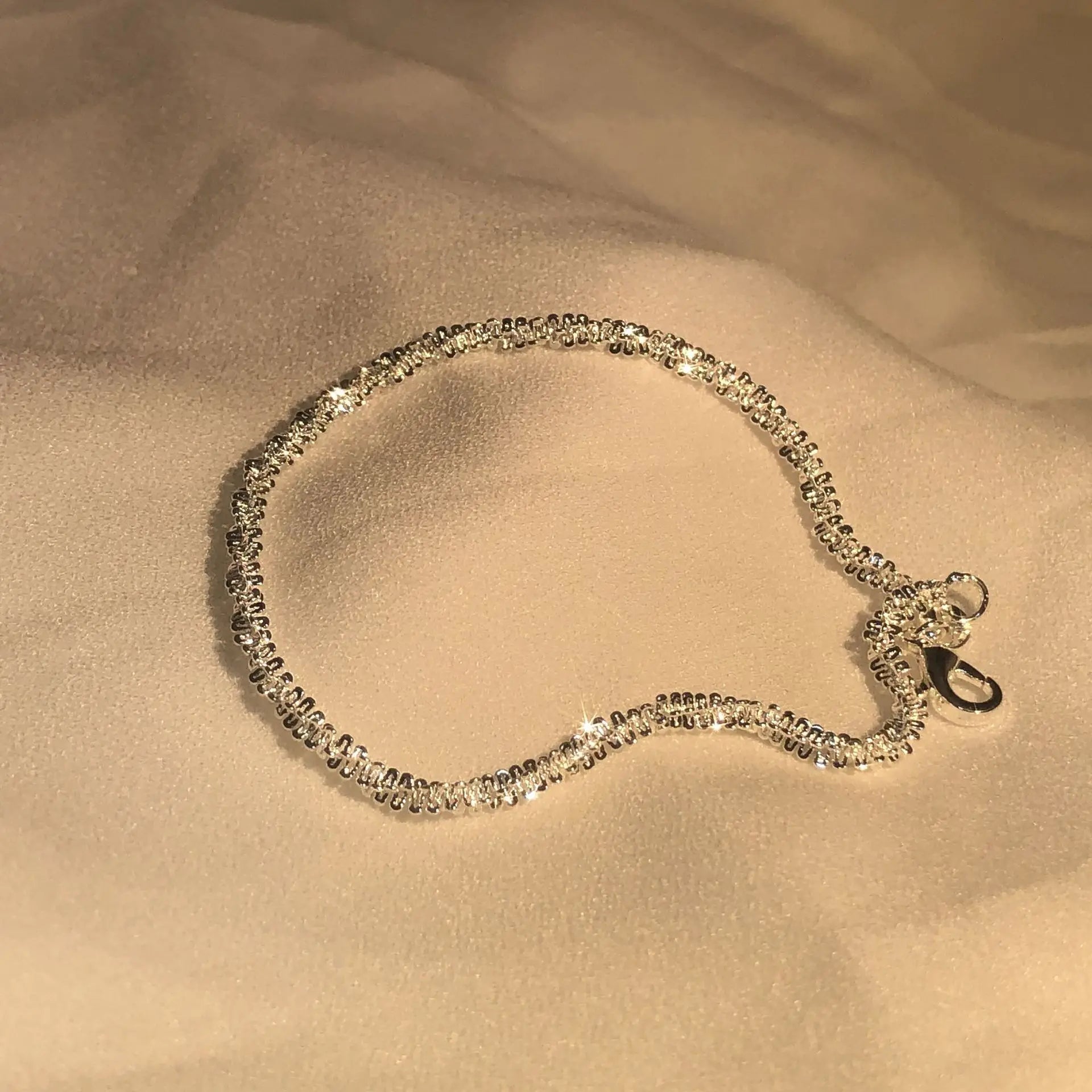 Pulsera de Plata de Ley 925 Brillante para Mujer | Evelina