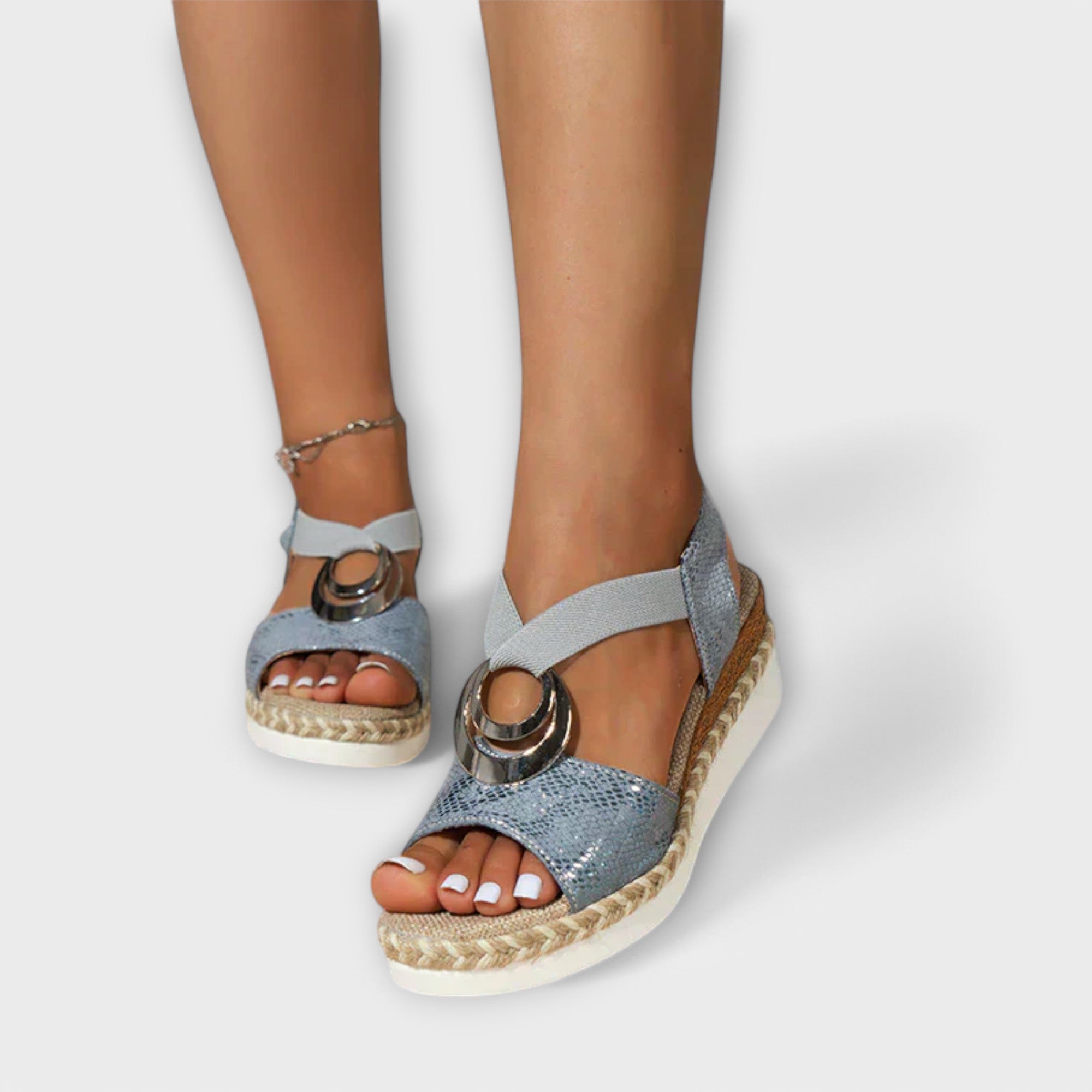 Sandalias Casuales de Piel para Mujer | Cerena