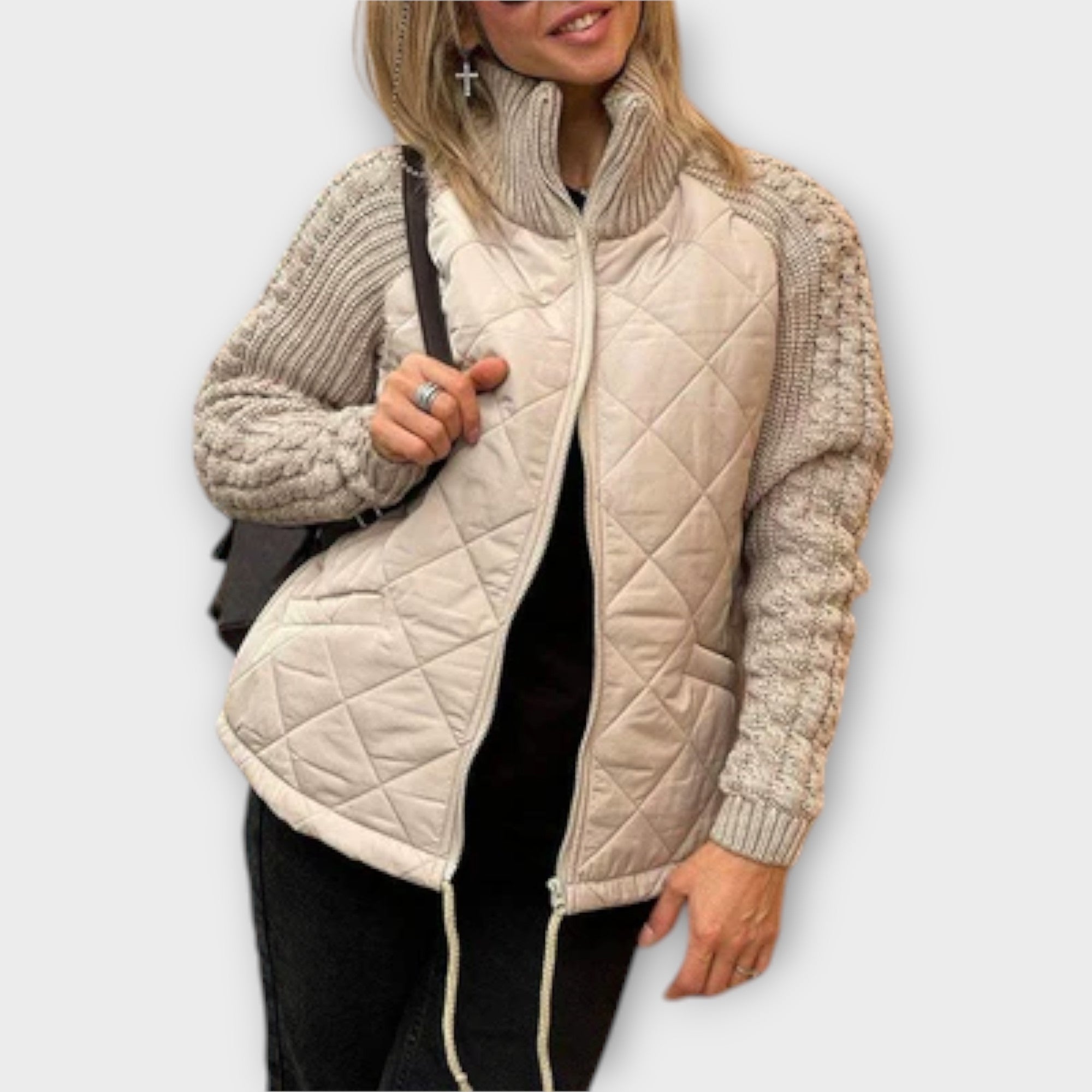 Chaqueta Cortavientos con Cuello Alto para Mujer | Kattie