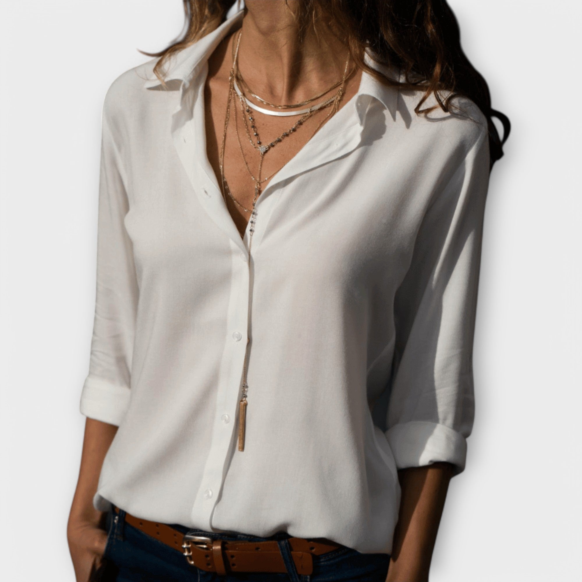 Blusa Perfecta de Tejido Fluido para Mujer | Kamilly