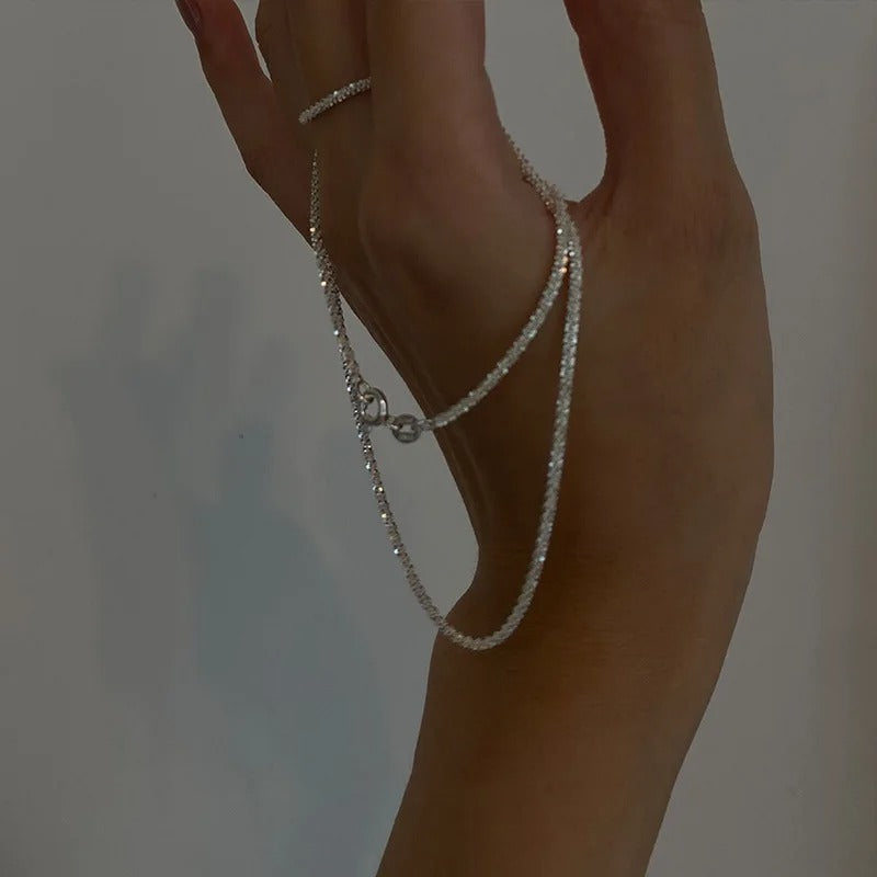 Set de Collares de Plata con Estrella y Luna | Maya