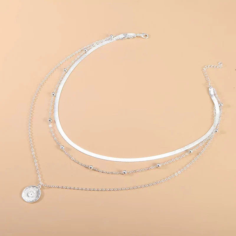 Collar Triple de Plata de Ley para Mujer | Carlita