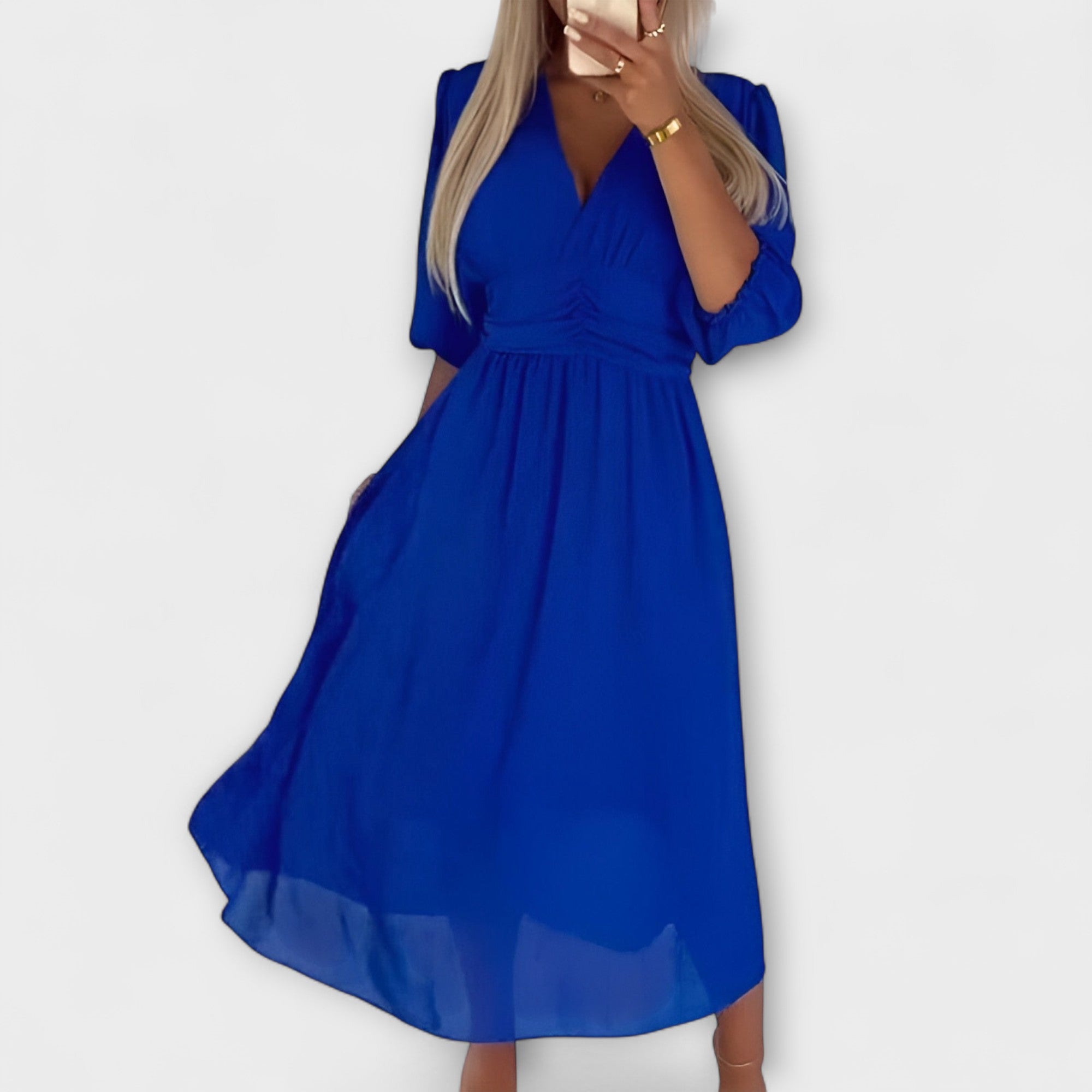 Vestido Cruzado Estampado (Wrap Dress) | Nira