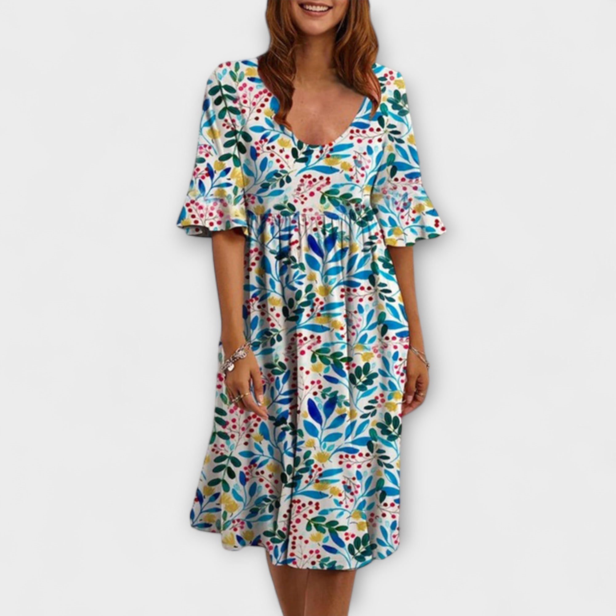 Vestido de Verano de Algodón Estilo Casual Chic Ulla | Martina