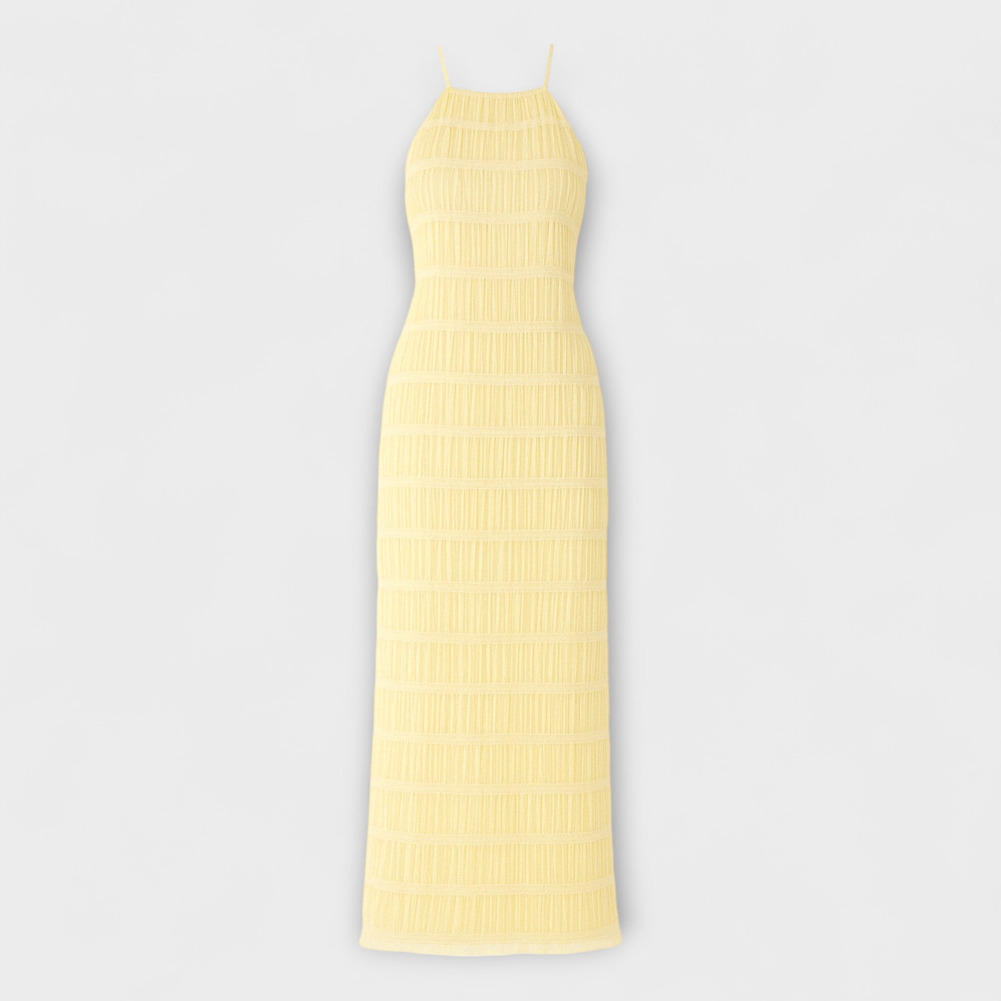 Vestido Elegante con Cuello Halter | Adeline