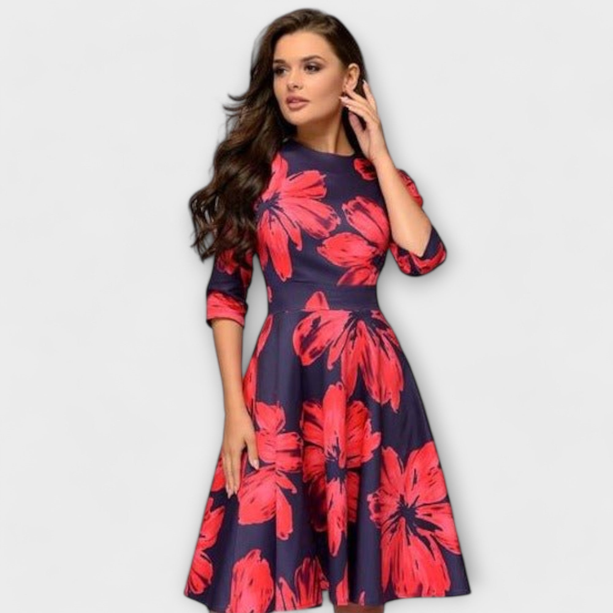 Vestido Elegante Midi a la Rodilla | Bela