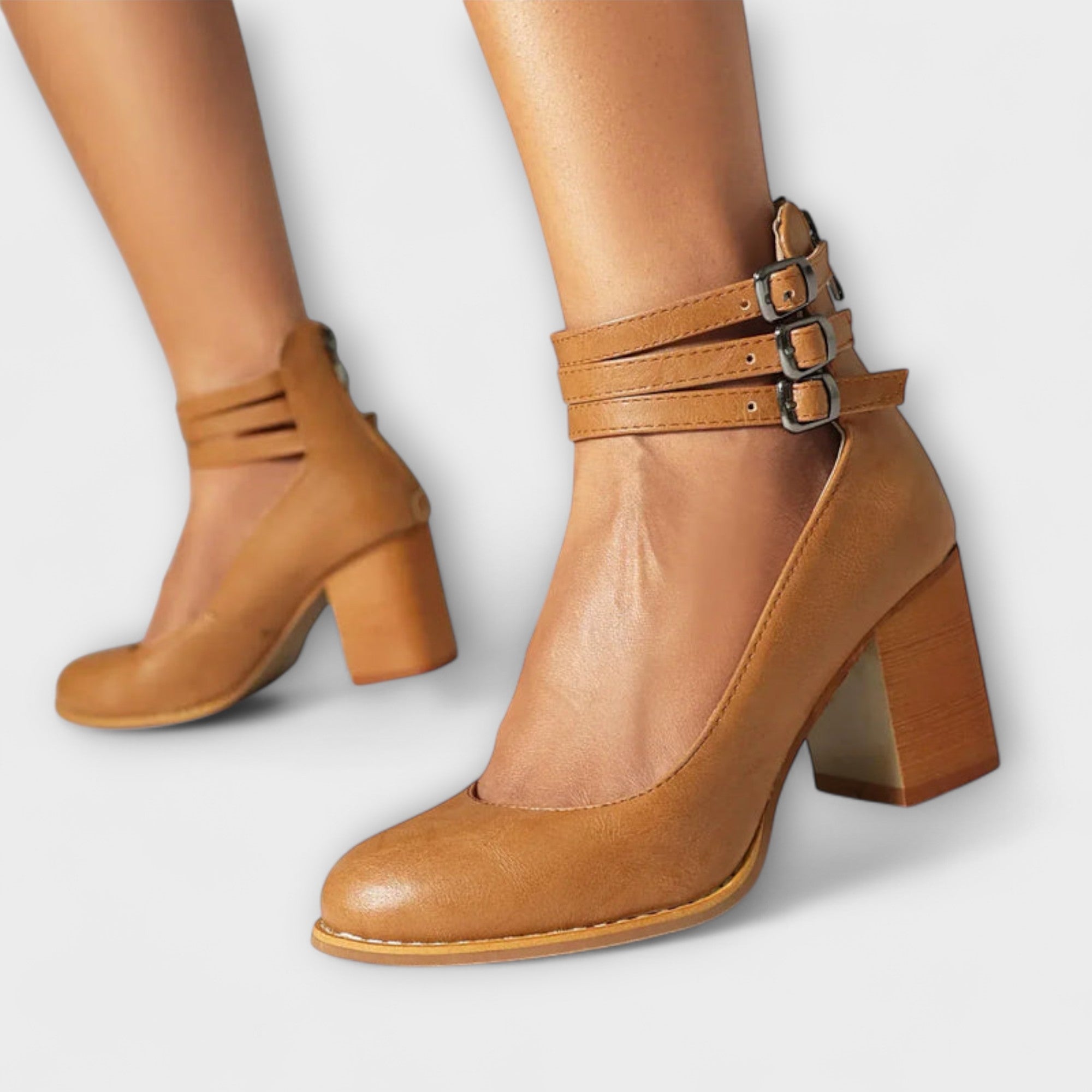 Zapatos de Tacón con Correa al Tobillo | Alira