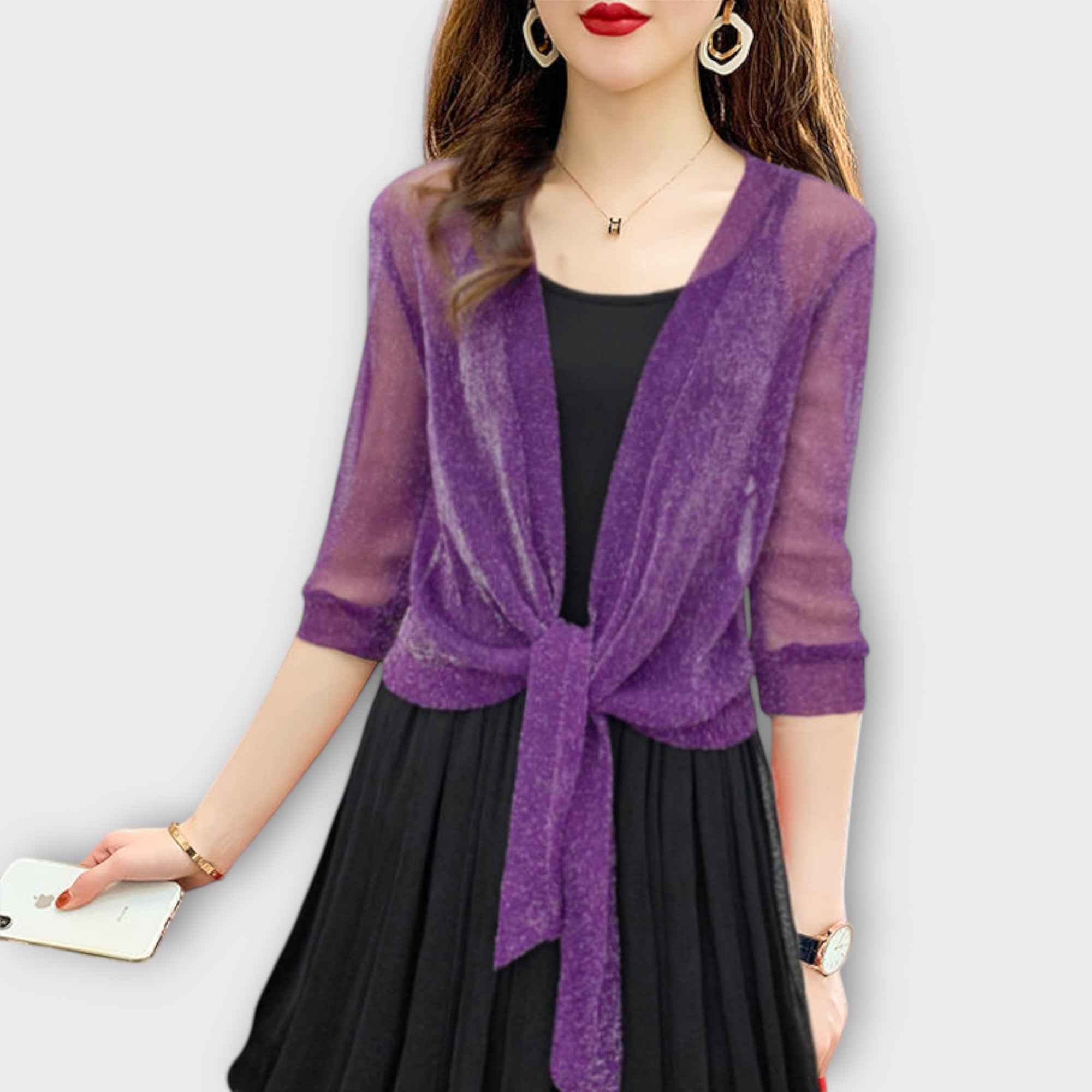 Blusa Abierta Tipo Rebeca Ligera | Meli