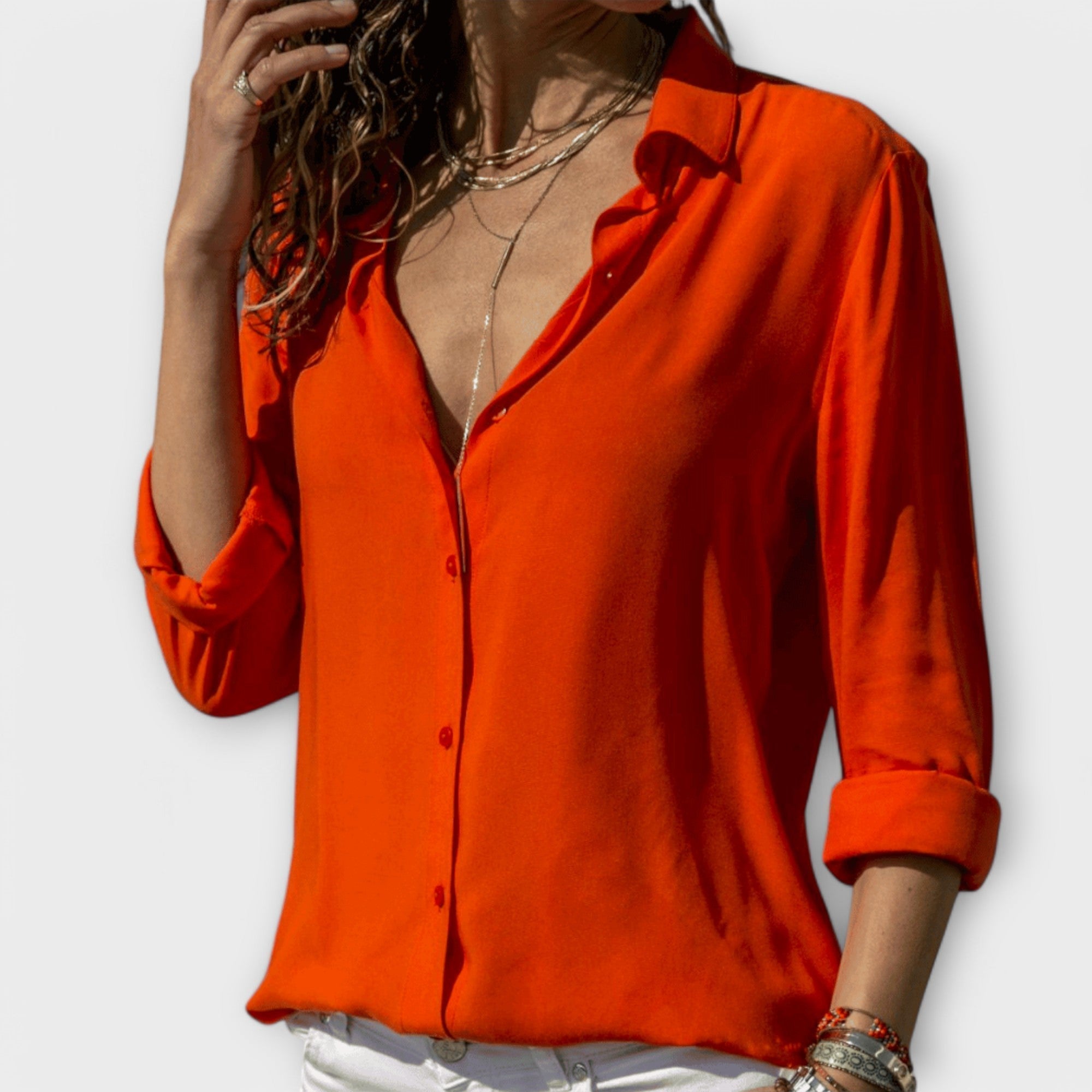 Blusa Perfecta de Tejido Fluido para Mujer | Kamilly