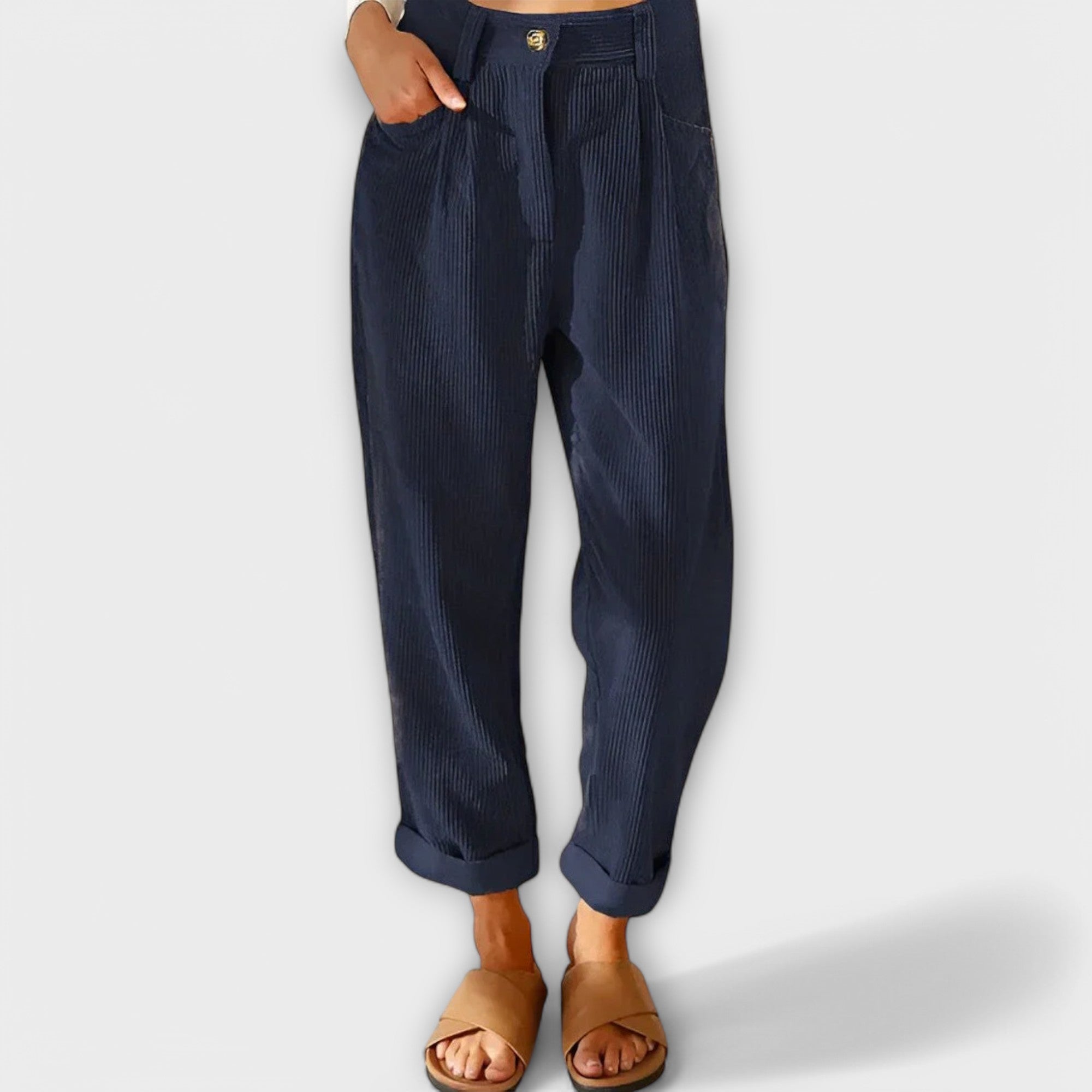 Pantalones de Pana de Pernera Ancha | Kyra