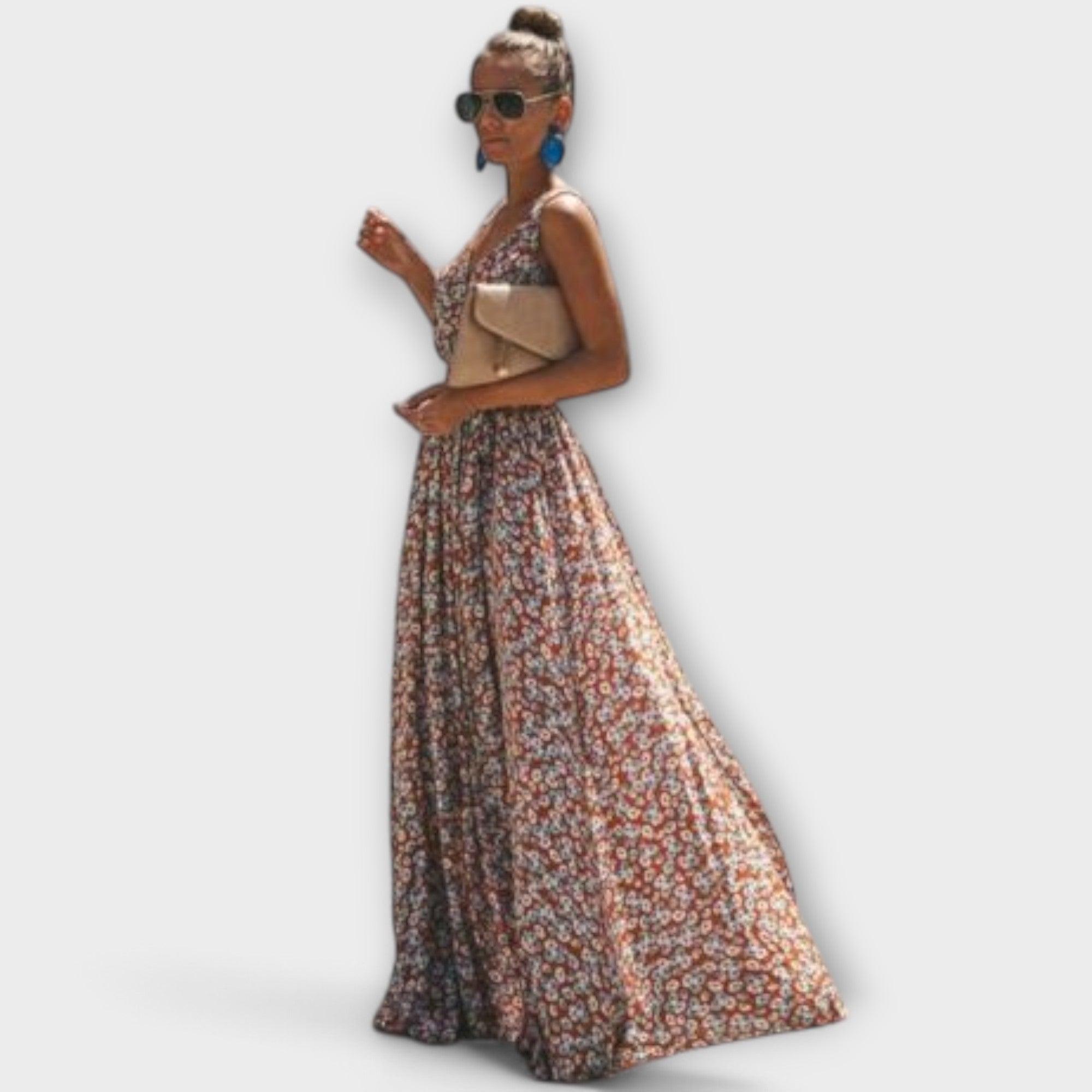 Maxi Vestido Bohemio Largo y Fluido | Eloa