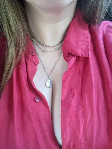 Collar Triple de Plata de Ley para Mujer | Carlita