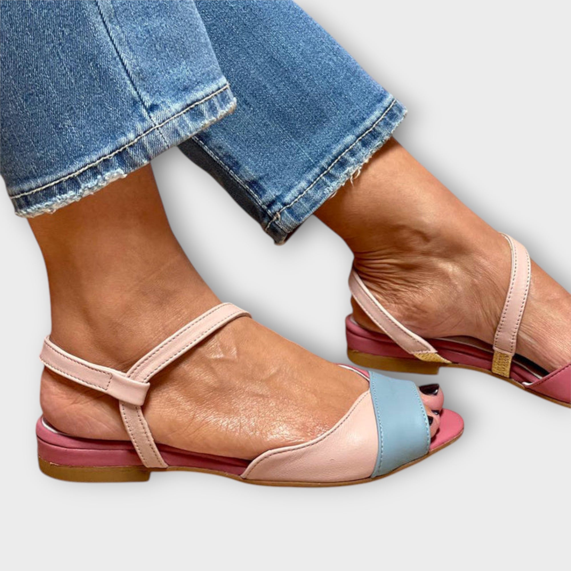 Zapatos de Tacón Ancho Multicolores Roselina | Sady